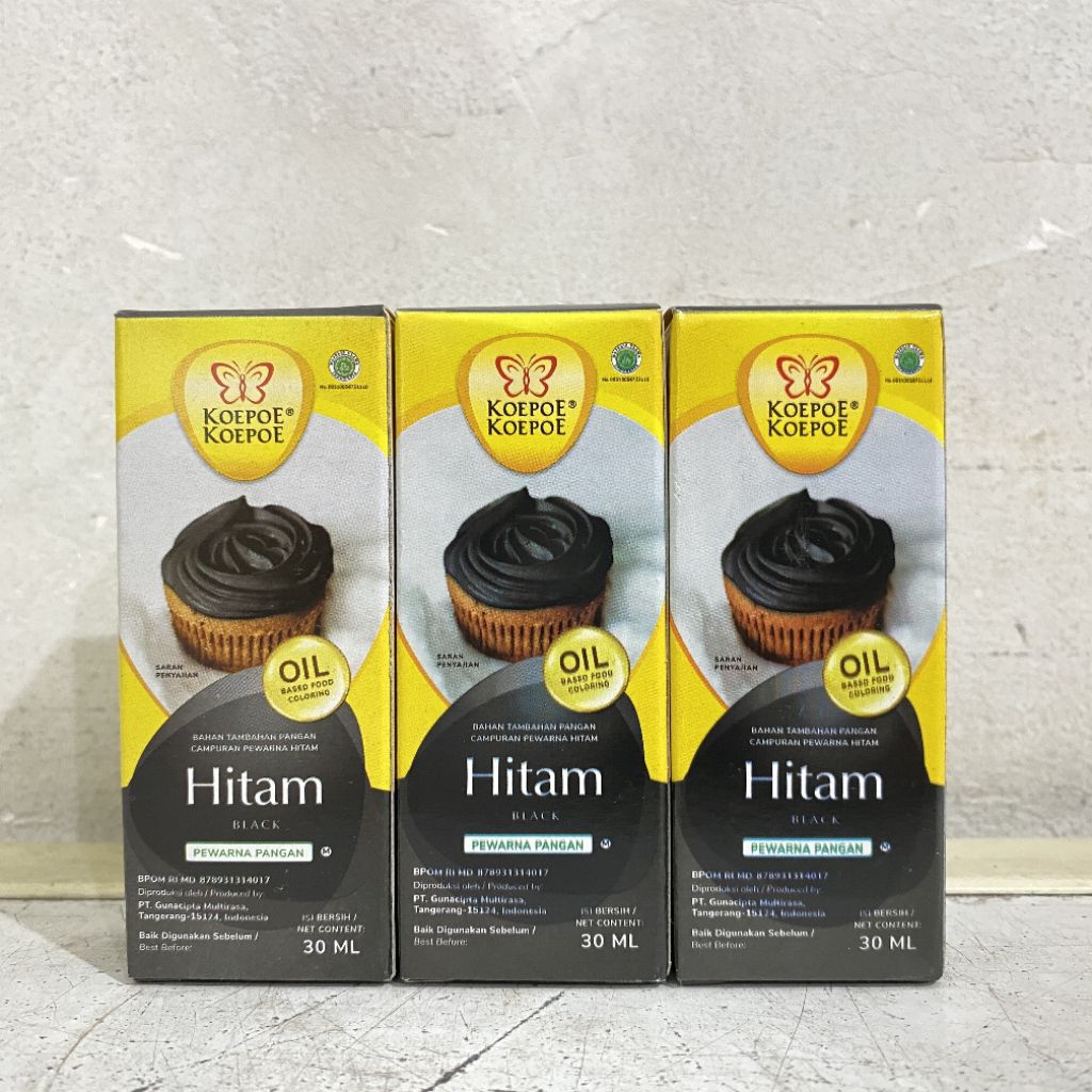 

Pewarna oil base HITAM koepoe koepoe 30 ml | pewarna makanan | pewarna oil base | pewarna kupu kupu