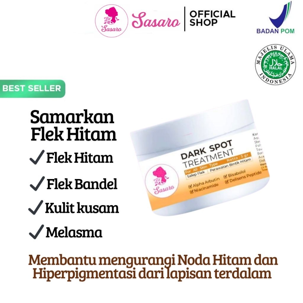 DARK SPOT TREATMENT SALEP FLEK PERAWATAN BINTIK HITAM MELASMA FLEK TEBAL MEMBANDEL