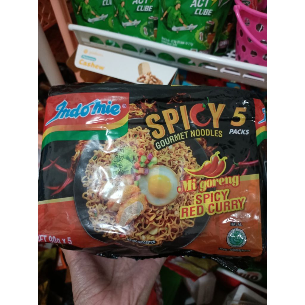 

INDOMIE GORENG SPICY RED CURRY ISI 5PCS