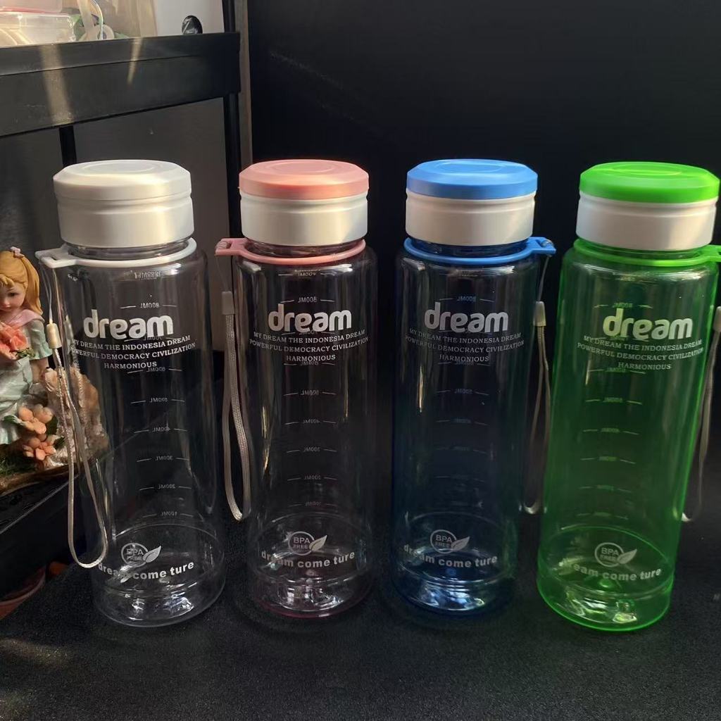 Botol Minum Dream Kapasitas Besar 1 Liter / 1000ml Botol Sport Olahraga Botol Air Minum Jumbo