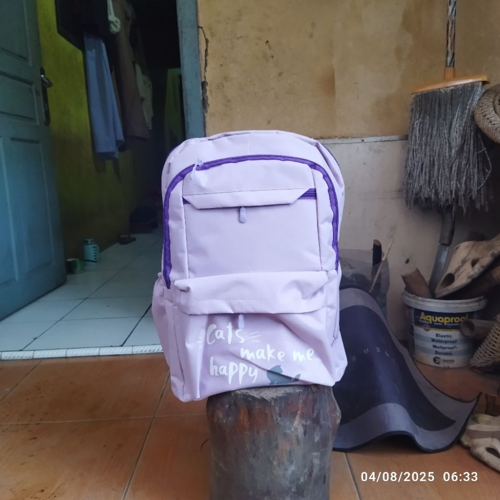 tas ransel anak perempuan ungu
