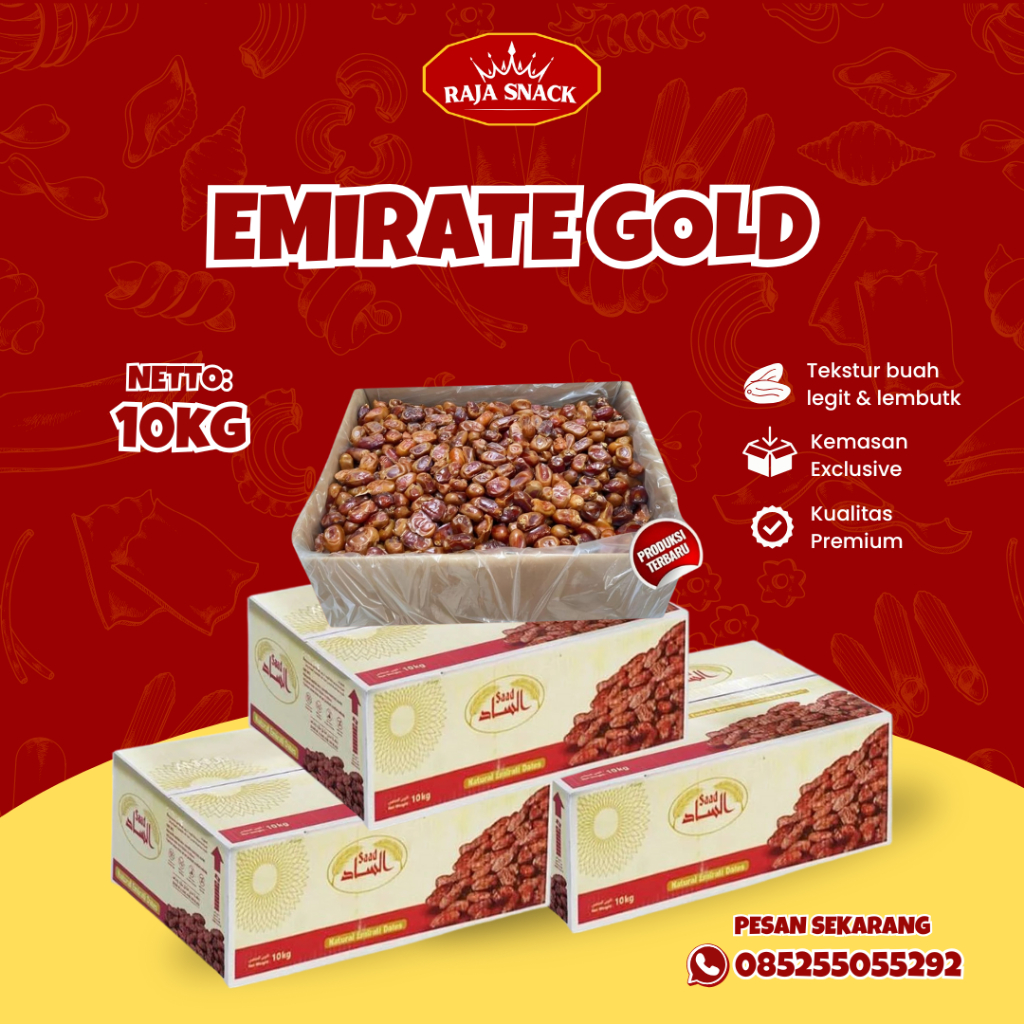 

Kurma Khalas Arab Emirate Saad 1Kg Dan 500gr Makanan Khas Arab Oleh-oleh Umroh Haji