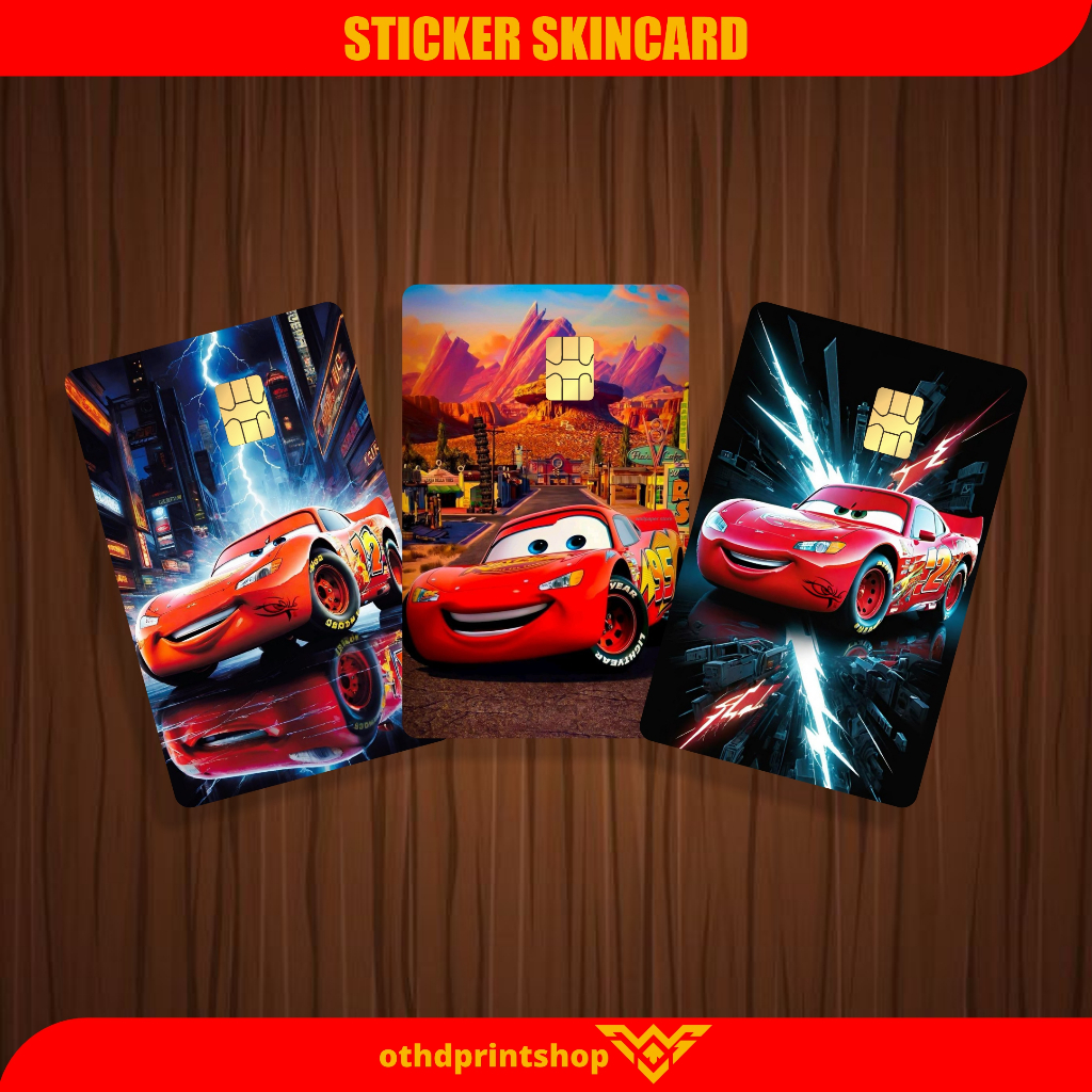 

Stiker Kartu Atm Emoney Flazz Etoll Skincard Tema Lighning Mcqueen Garskin Sticker Kartu Atm
