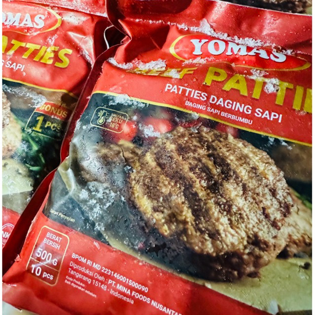 

Yomas Beef Patties 500gr