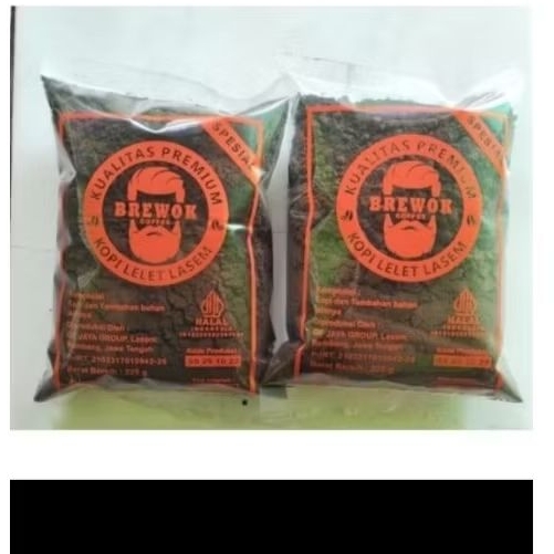

kopi lelet Khas Lasem Cap Brewok kemasan 225 gram