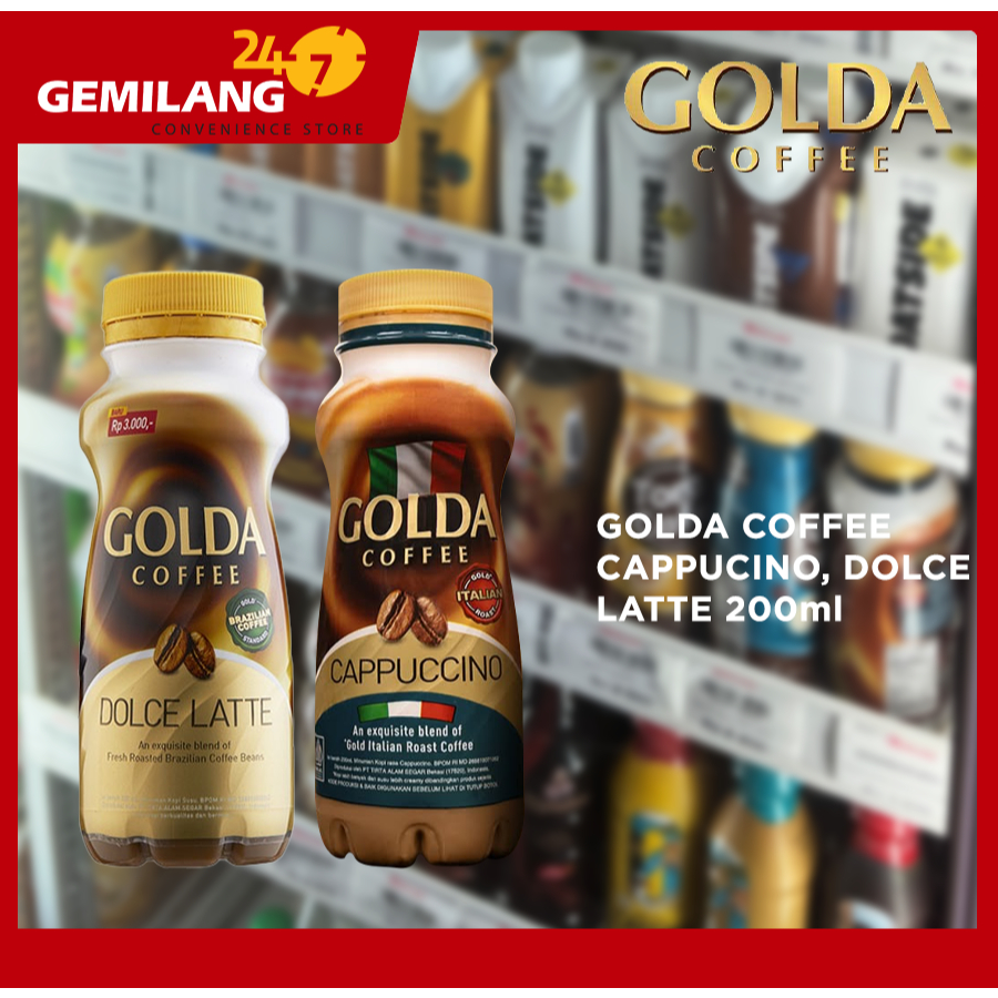 

GOLDA COFFEE CAPPUCINO, DOLCE LATTE 200ml