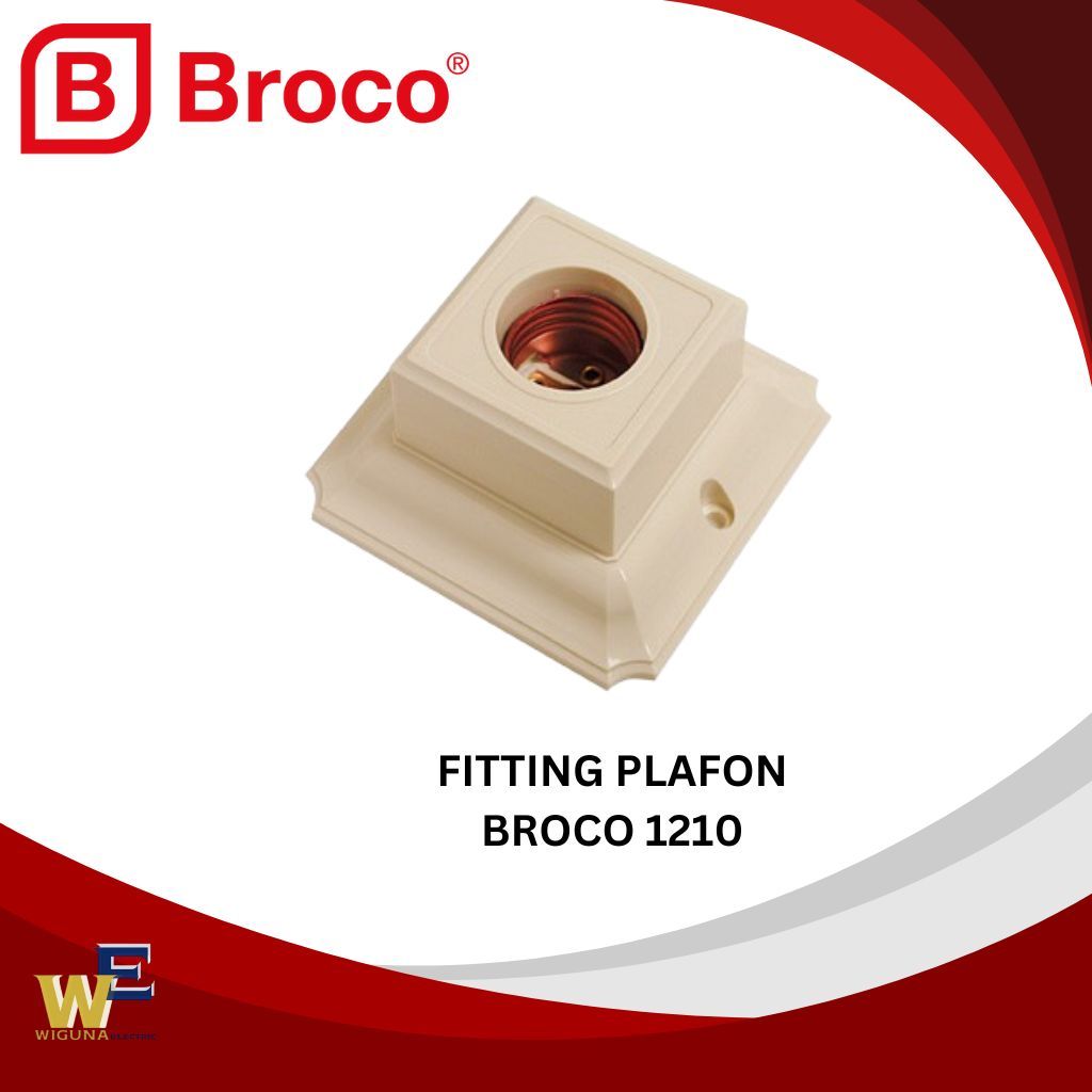 BROCO Fitting Plafon 1210 1211 / Fitting Lampu Broco