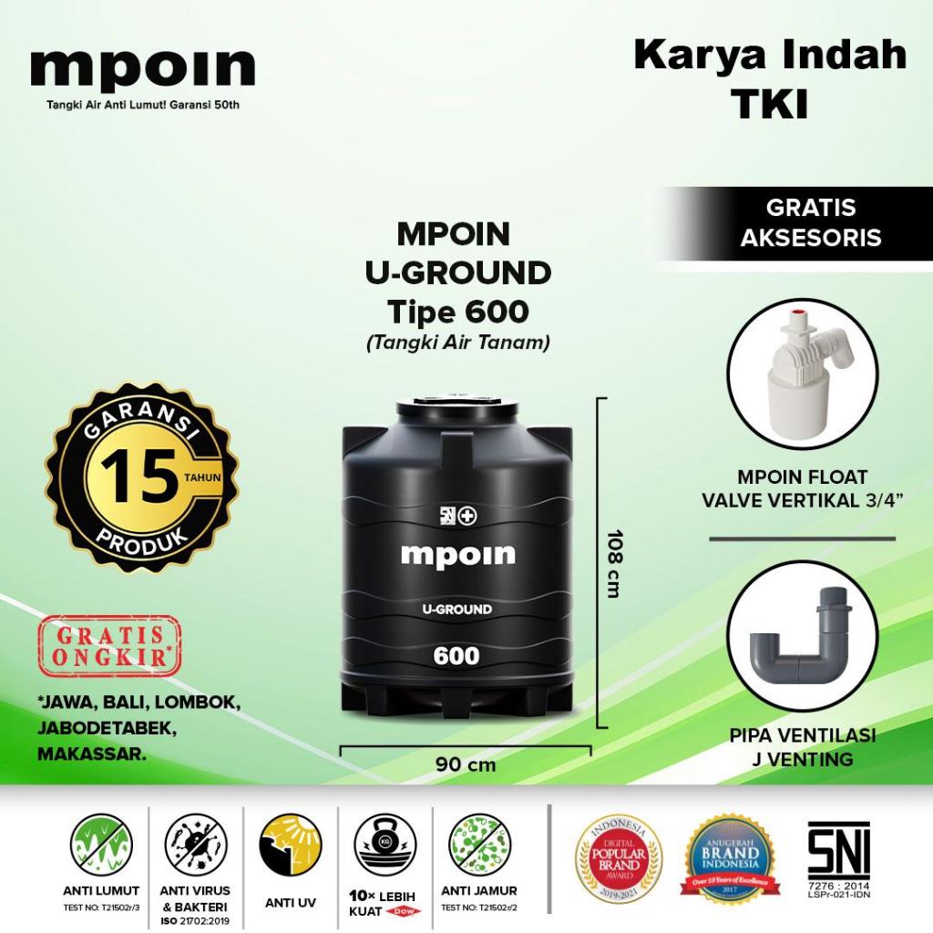 TOREN AIR TANAM MPOIN U600 550L U-GROUND WATER TANK TOREN TANDON 550 L