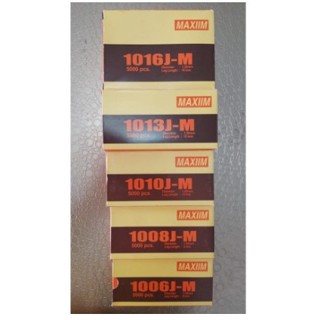

Isi Paku Tembak Staples Air Stapler Nailer U Kotak 10 mm Isi 5000 pc MAXIM Termurah WSA NEW