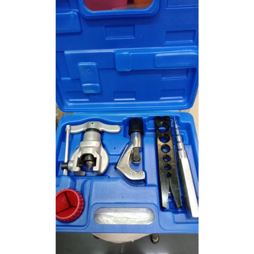 FLARING tool FT 808 plus reamer cutter dan swaging box alat pasang pipa AC