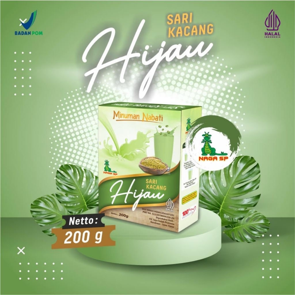 

Sari kacang hijau Naga SP 200g Beli 2 gratis 1