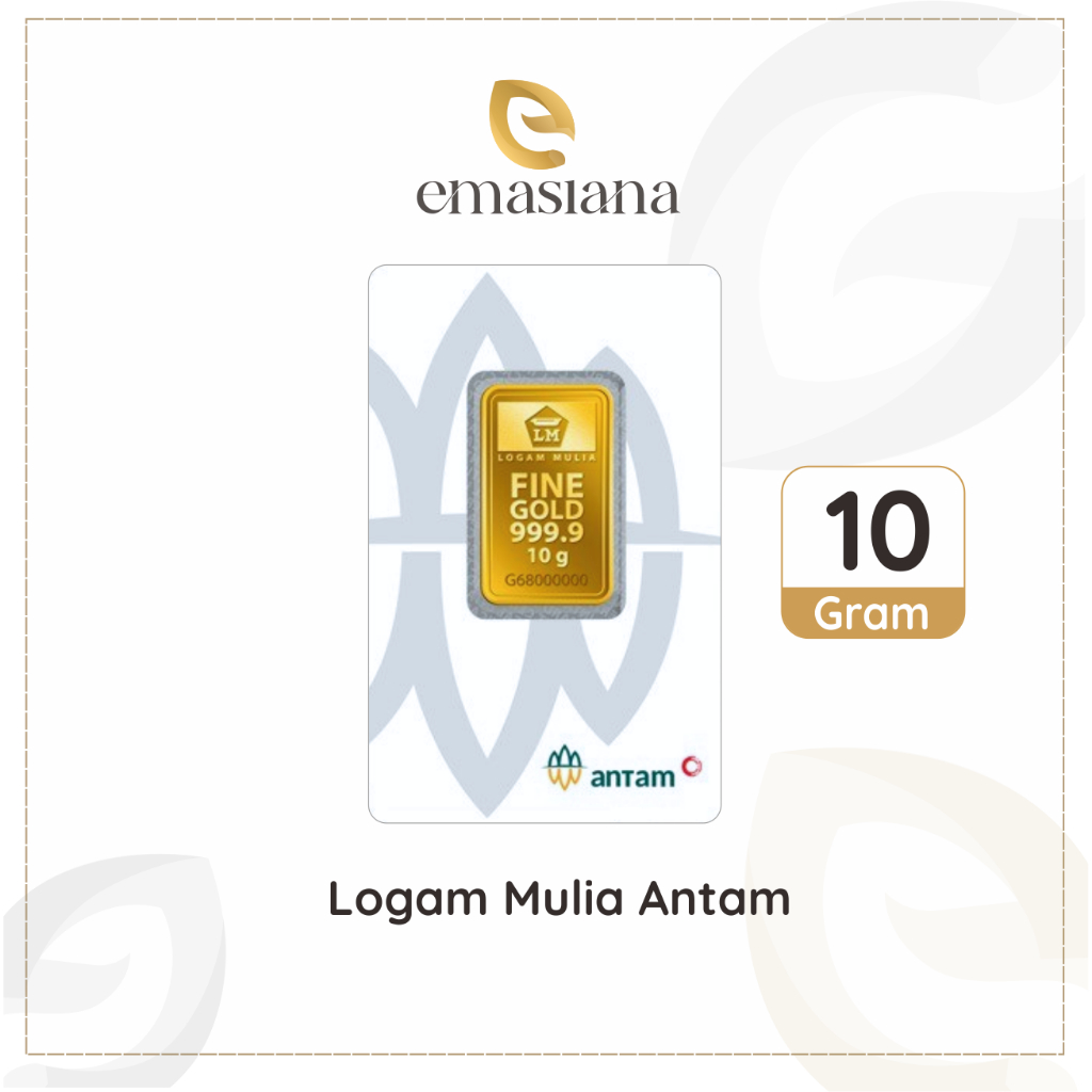 Logam Mulia Antam 10 gr - Press terbaru LM Certieye