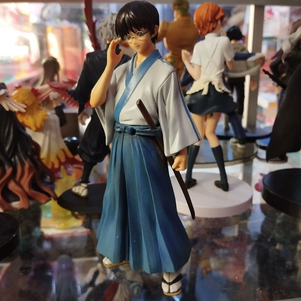 figur Banpresto DXF Ohedobukan: Shimura Shinpachi dari seri Gintama.