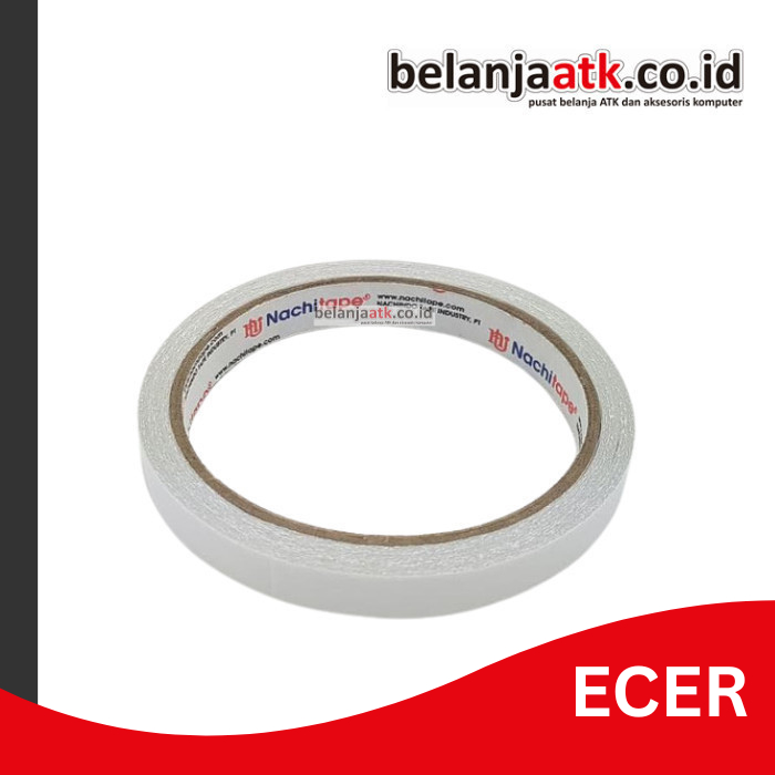 

[ECER] Double Tape Nachi 1/2” x 10 yard (Dobel Tape Setengah Inch)