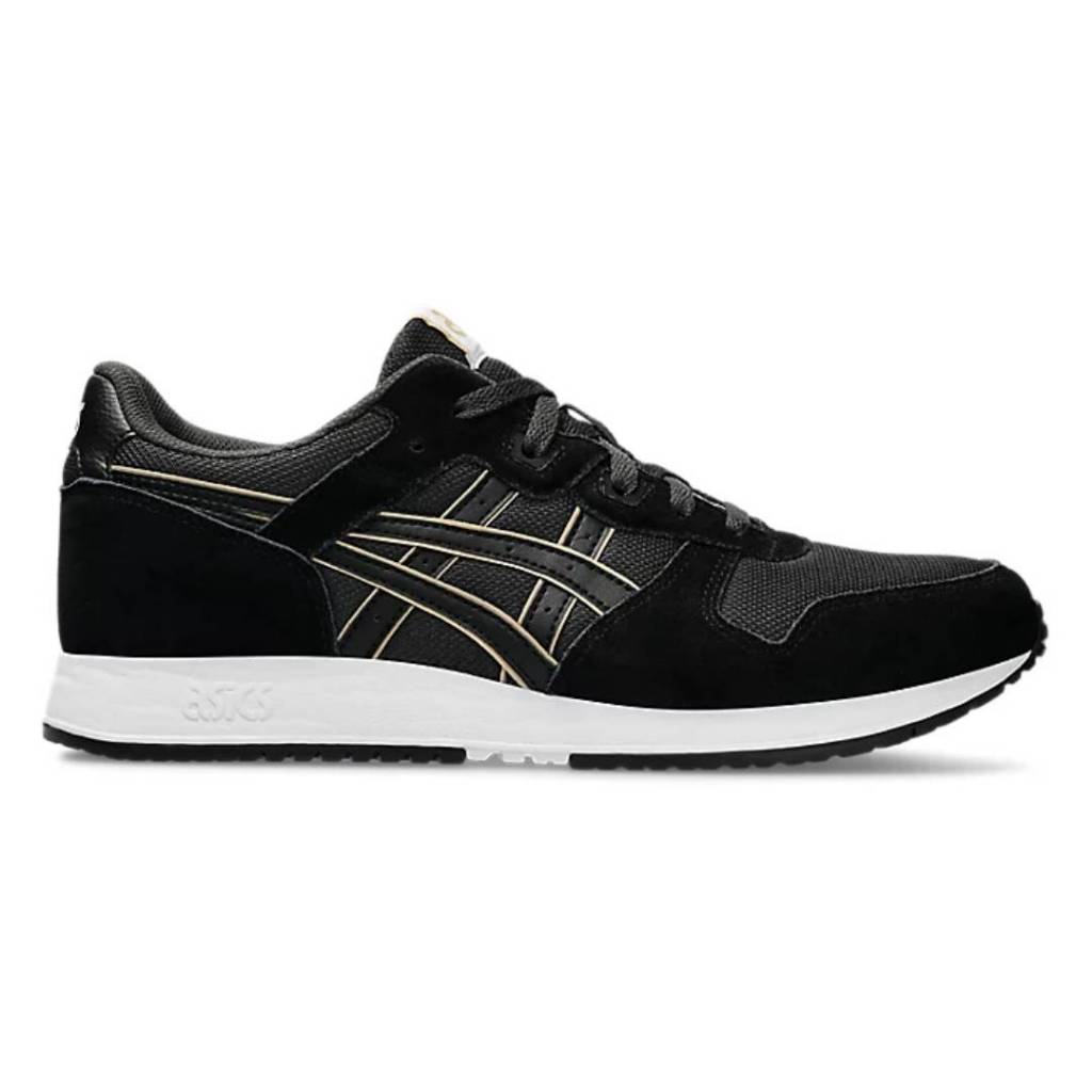 Asics Lyte Classic Black Grey ORIGINAL RESMI Sepatu Pria 1201A477.028