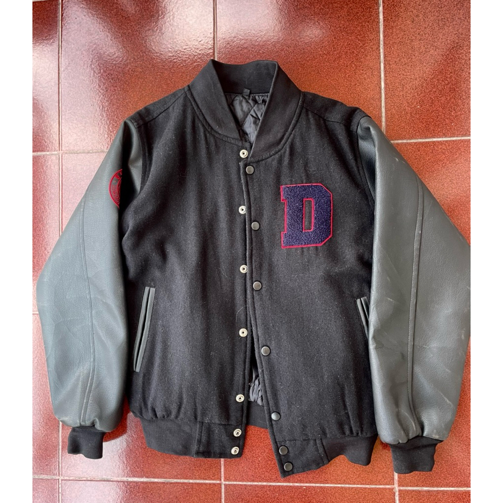 LeatherVarsityJacketKoreaUniversity