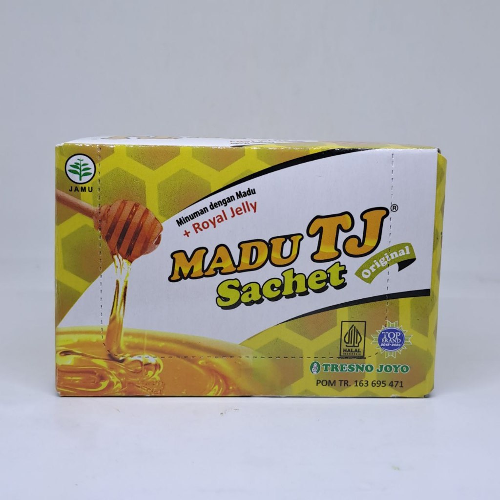 

Madu TJ Kemasan Sachet 1 Box (12Pcs) - Rasa Original/Jeruk/Strawberry