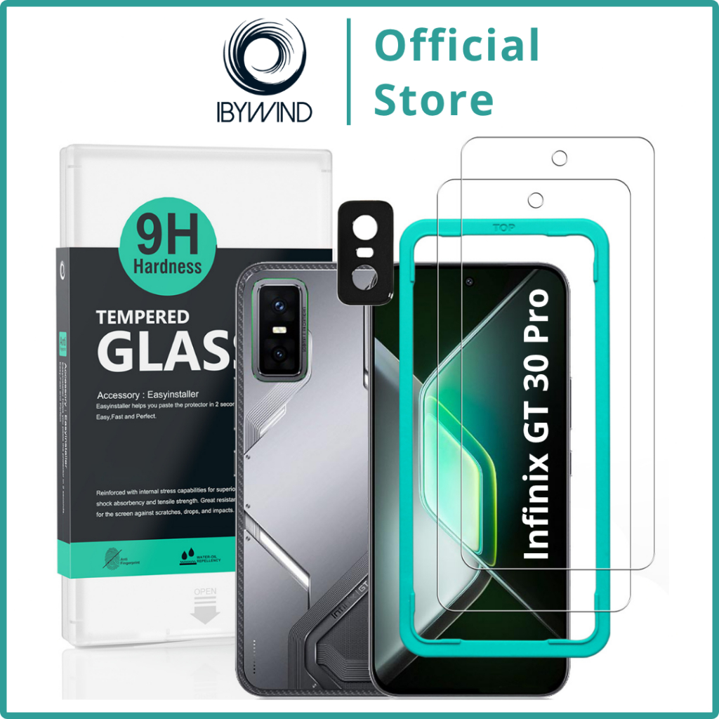 Tempered Glass Ibywind untuk Infinix GT 30 Pro 5G dengan Easy Installer