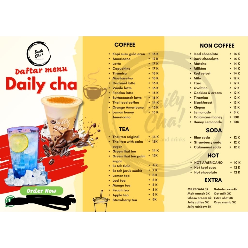 

CETAK DAFTAR MENU (ISI 2 PCS) TERMURAH ,CEPAT , BERKUALITAS!