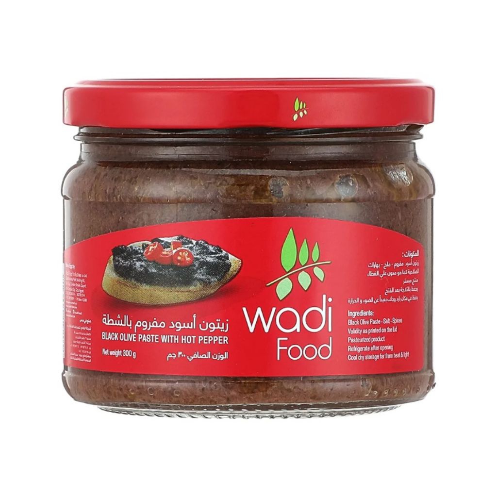 

PRE ORDER WADI FOOD BLACK OLIVE OIL WITH HOT PEPPER