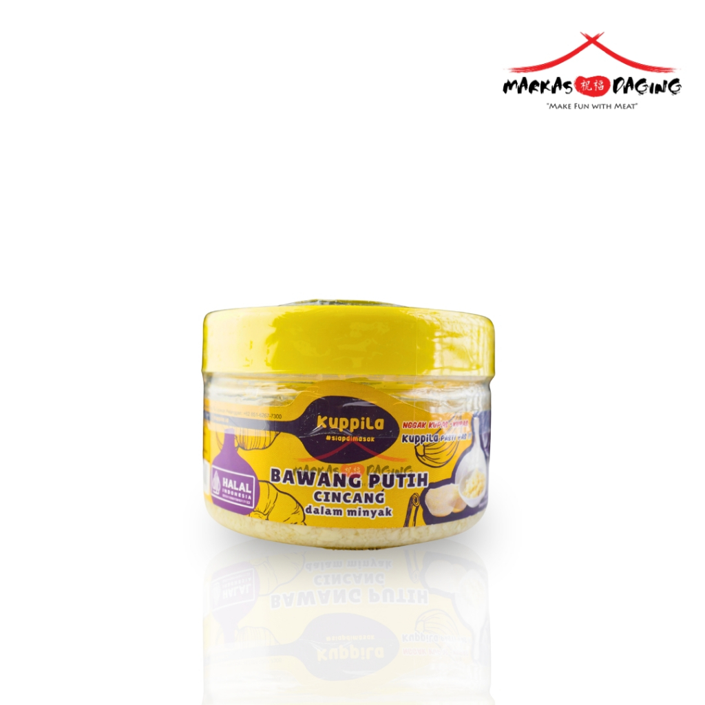 

Kuppila JAR BAWANG PUTIH CINCANG 200gr - Markasdaging