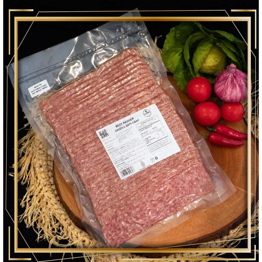 

El Primo Smoked Beef Rasher 500 gr - Daging Sapi Asap - Kheiza Frozen