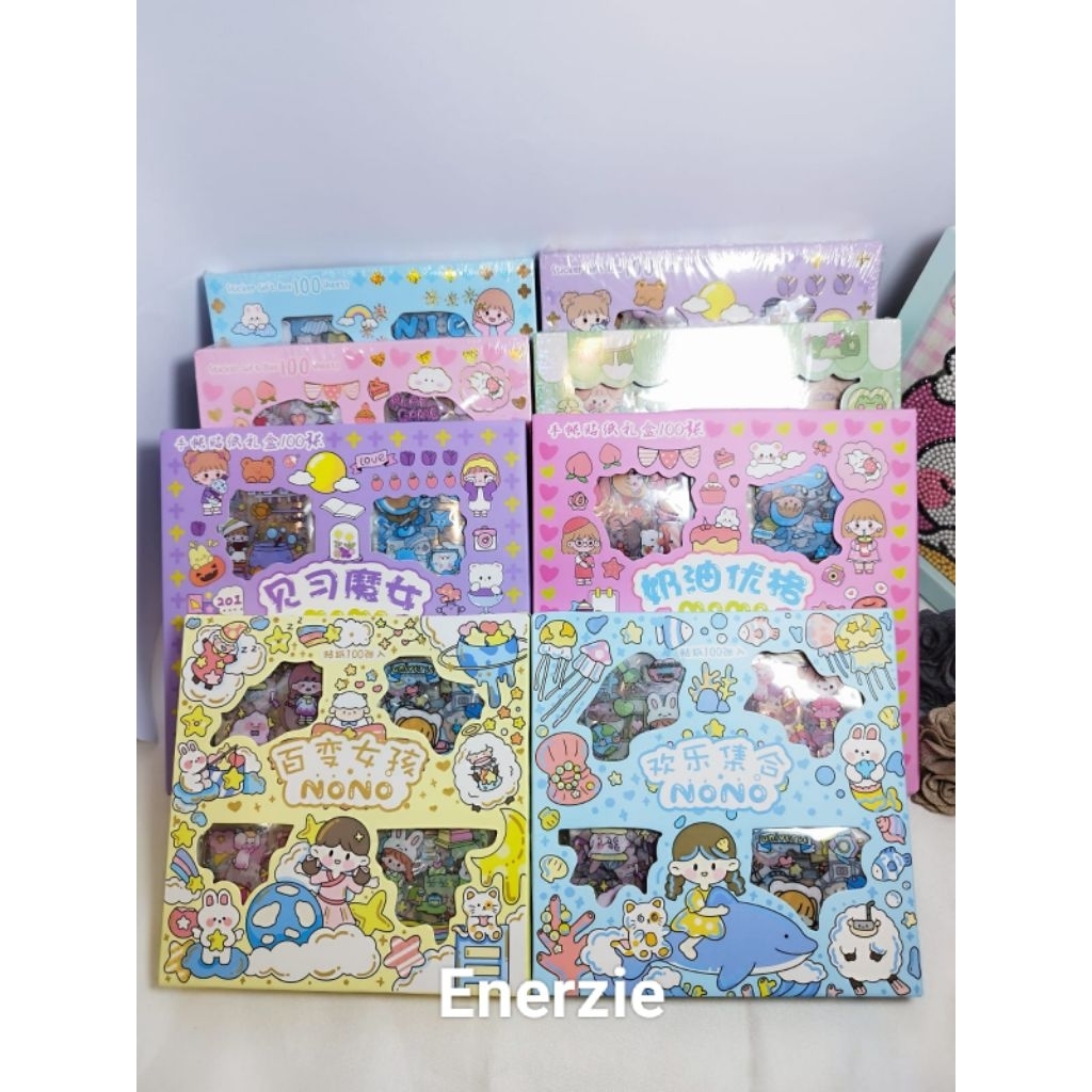 

Sticker 2D Karakter MOMO dan NONO isi 100 Lembar Stiker Momo Kartun Korea Lucu