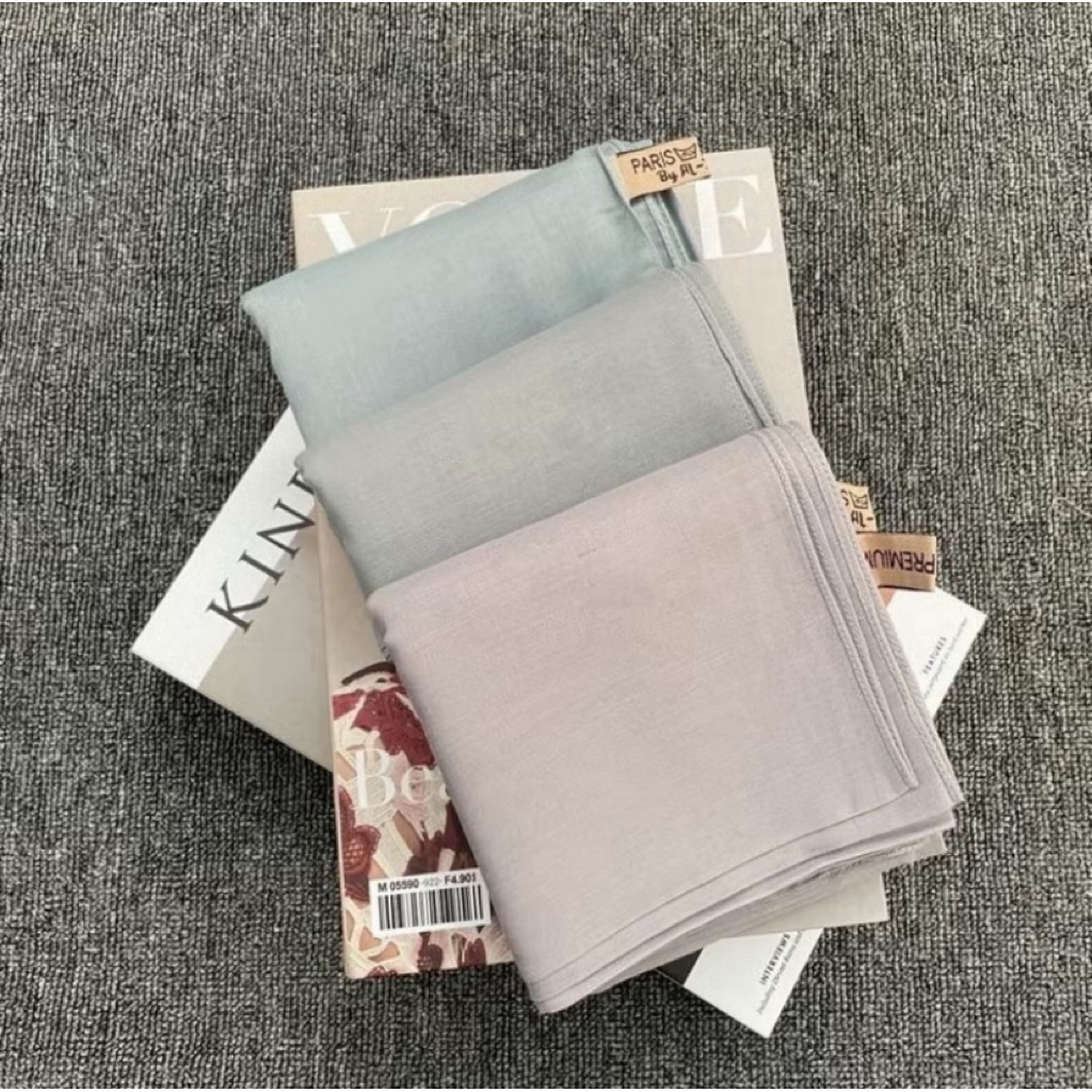 Hijab Segiempat Paris Premium Original Brand  ALMAHIRA || RF BASIC