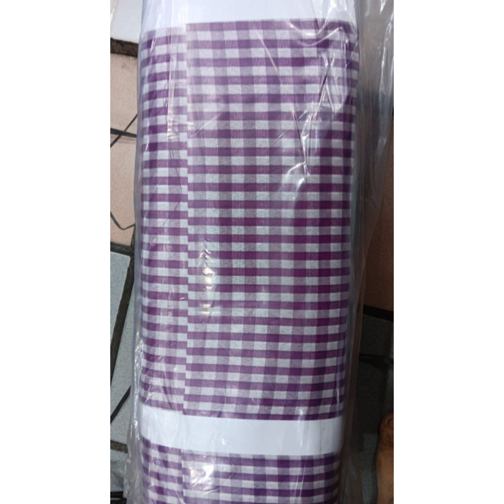 KAIN SELA KOTAK TAPLAK MEJA( HARGA PER 1 ROLL)