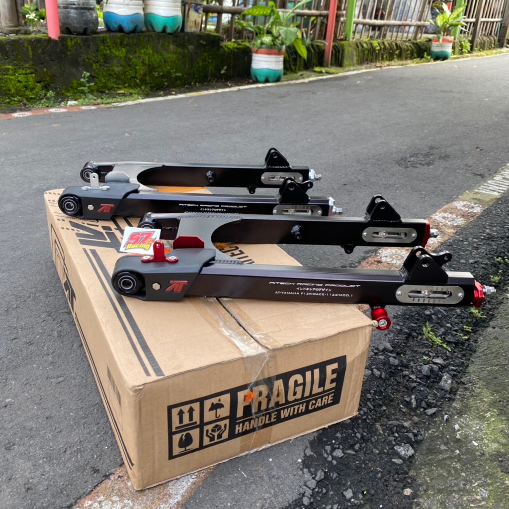 arm alumunium fiz r standar aitech racing warna hitam