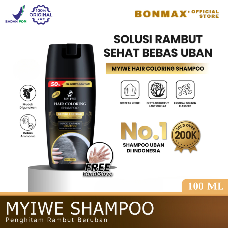 Myiwe Shampoo Penghitam Rambut Uban / Shampoo Penghilang Uban / Anti Uban Original
