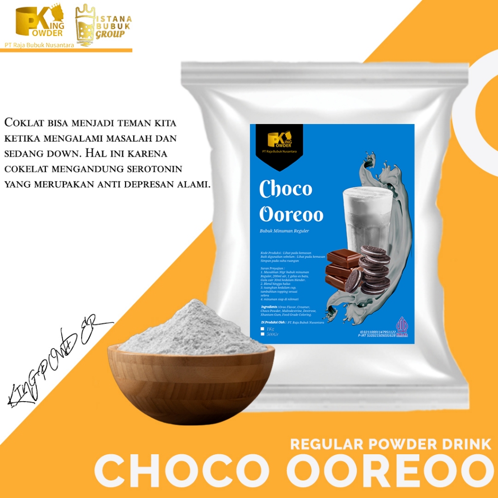 

Bubuk Minuman Choco Oreo 1Kg - Cokelat Oreo Premium untuk Es Blend / Minuman Kekinian