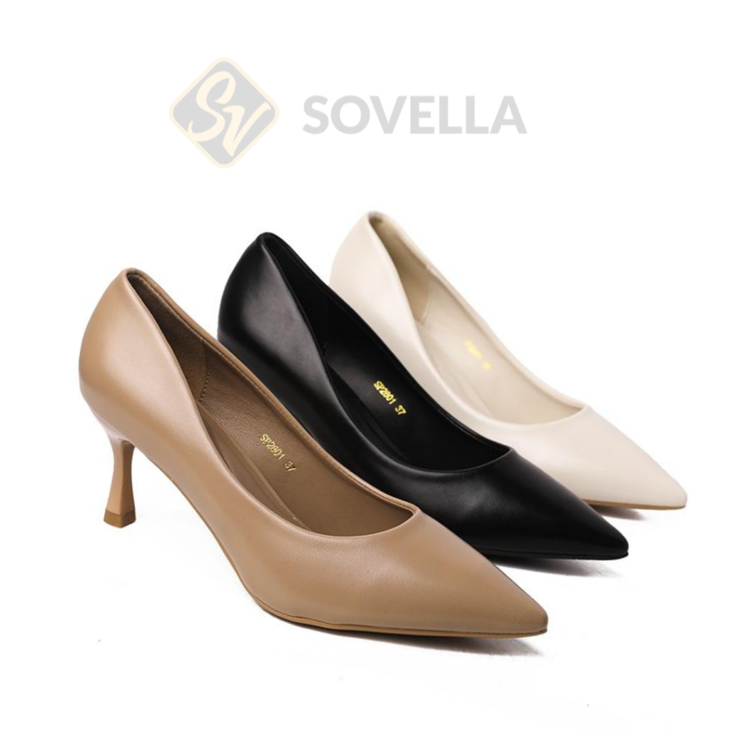 SOVELLA Ocean Heels Wanita Simple Trendy