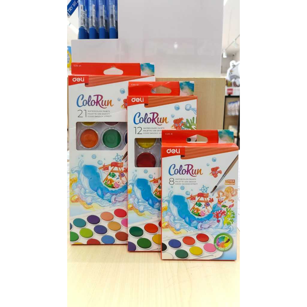 

DELI Watercolor Paint PAINTING MEWARNAI CAT AIR