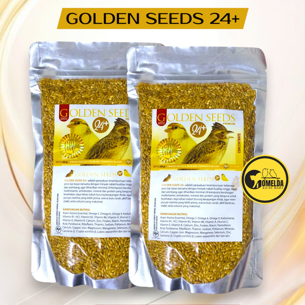 GOLDEN SEED DARI HW LARK PREMIUM PAKAN BURUNG BRANJANGAN / Golden Seed Branjangan