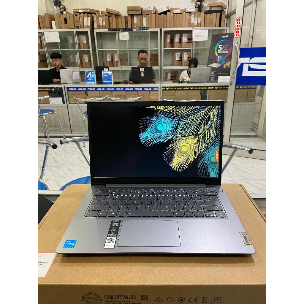 LAPTOP BARU LENOVO IDEAPAD SLIM 3I INTEL CORE I3 GEN 12th RAM 8GB SSD 256GB LAYAR 14"INCH KEYBOARD B