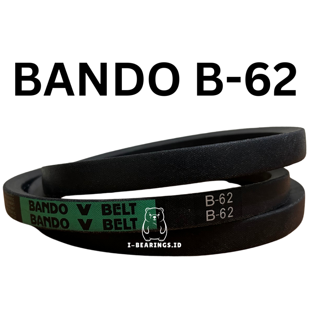 VAN BELT / V BELT / FAN BELT BANDO B62 B 62 B-62 BANDO ORIGINAL