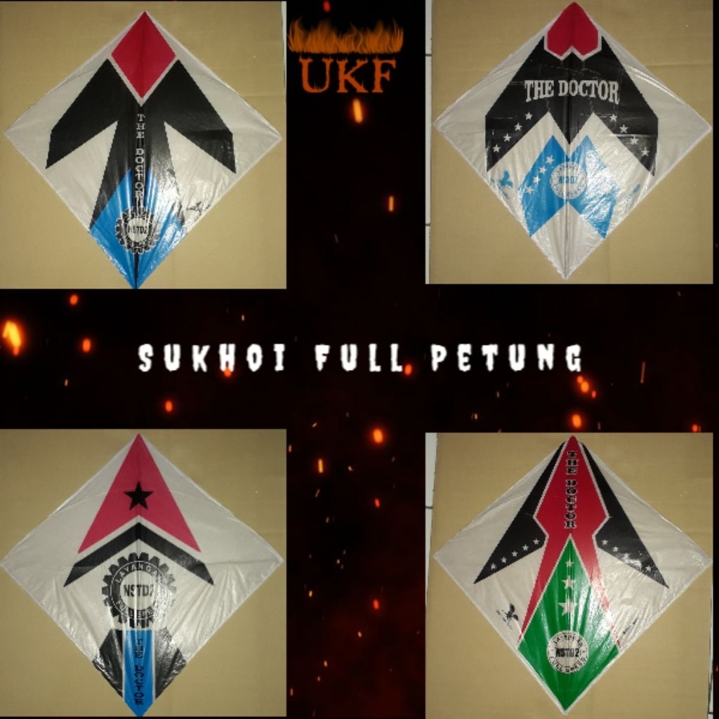 Layangan Sukhoi Super Full Petung