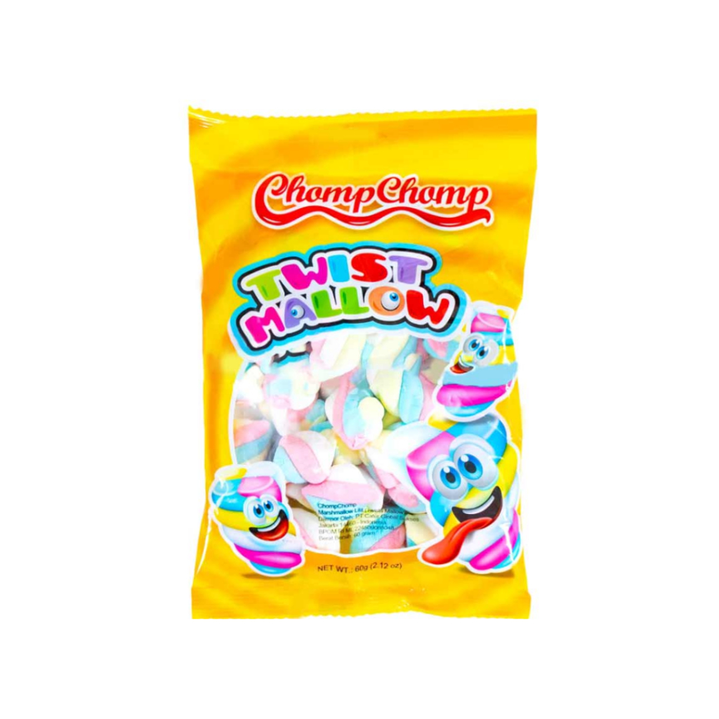 

CHOMP CHOMP TWIST MALLOW MARSHMALLOW 60gr [ Pack ]