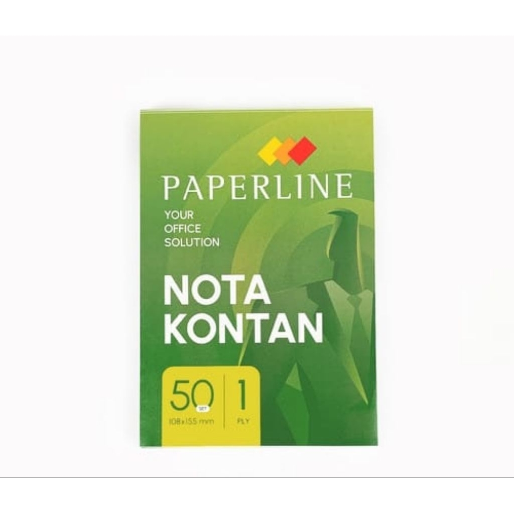 

nota kontan/rangkap/1/PPL/paper line/pak 10 buku