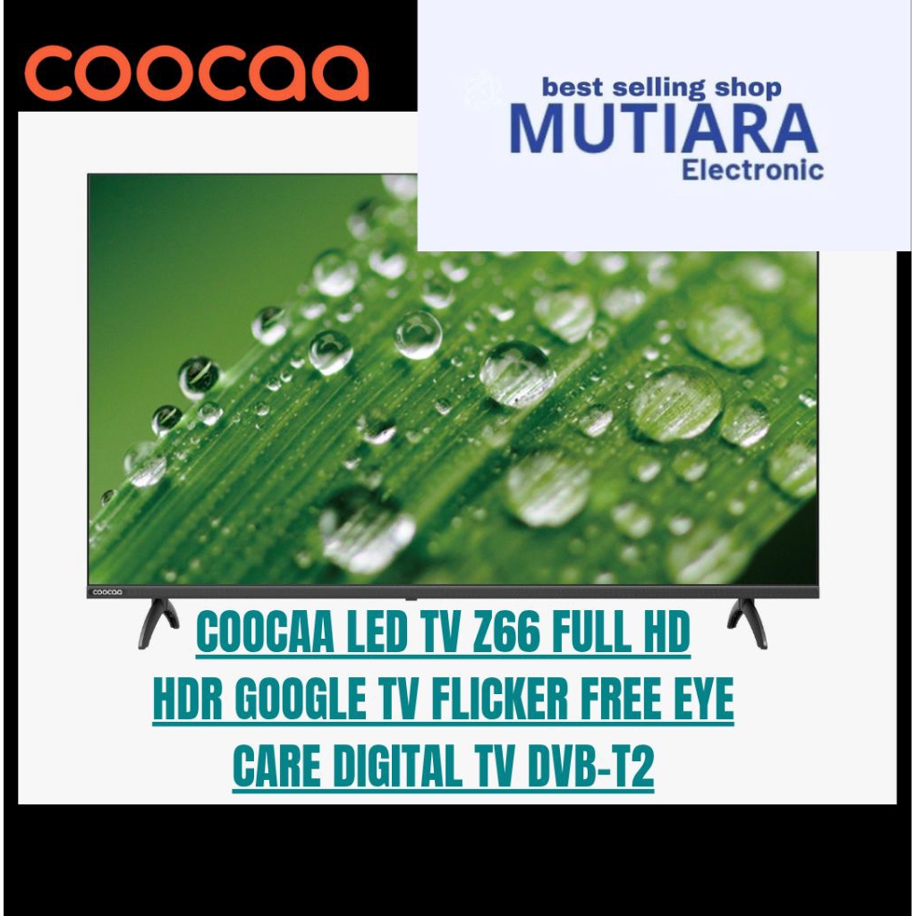 COOCAA 40Z66 FHD 2K GOOGLE TV 40 inch