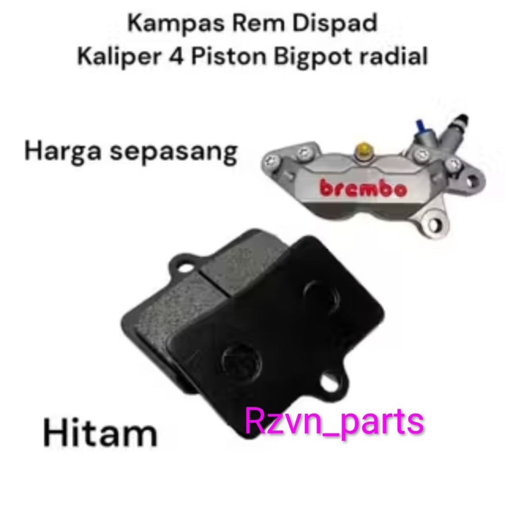 kampas rem brembo 4P