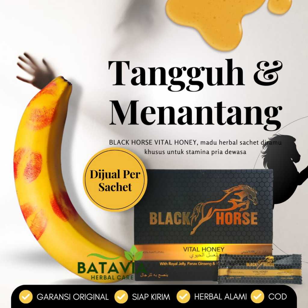 

Madu Black Horse Honey Premium Import Sachet
