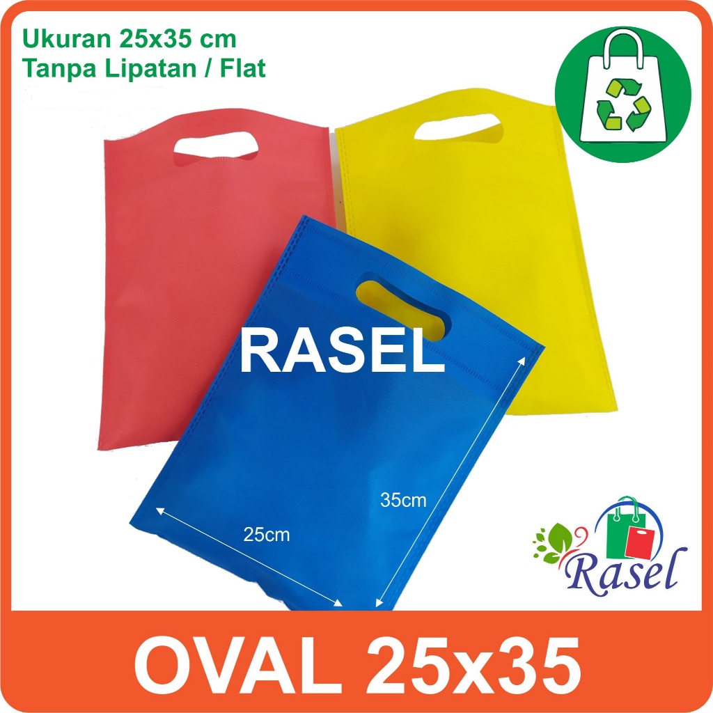

OVAL 25x35 cm spunbond goodie bag