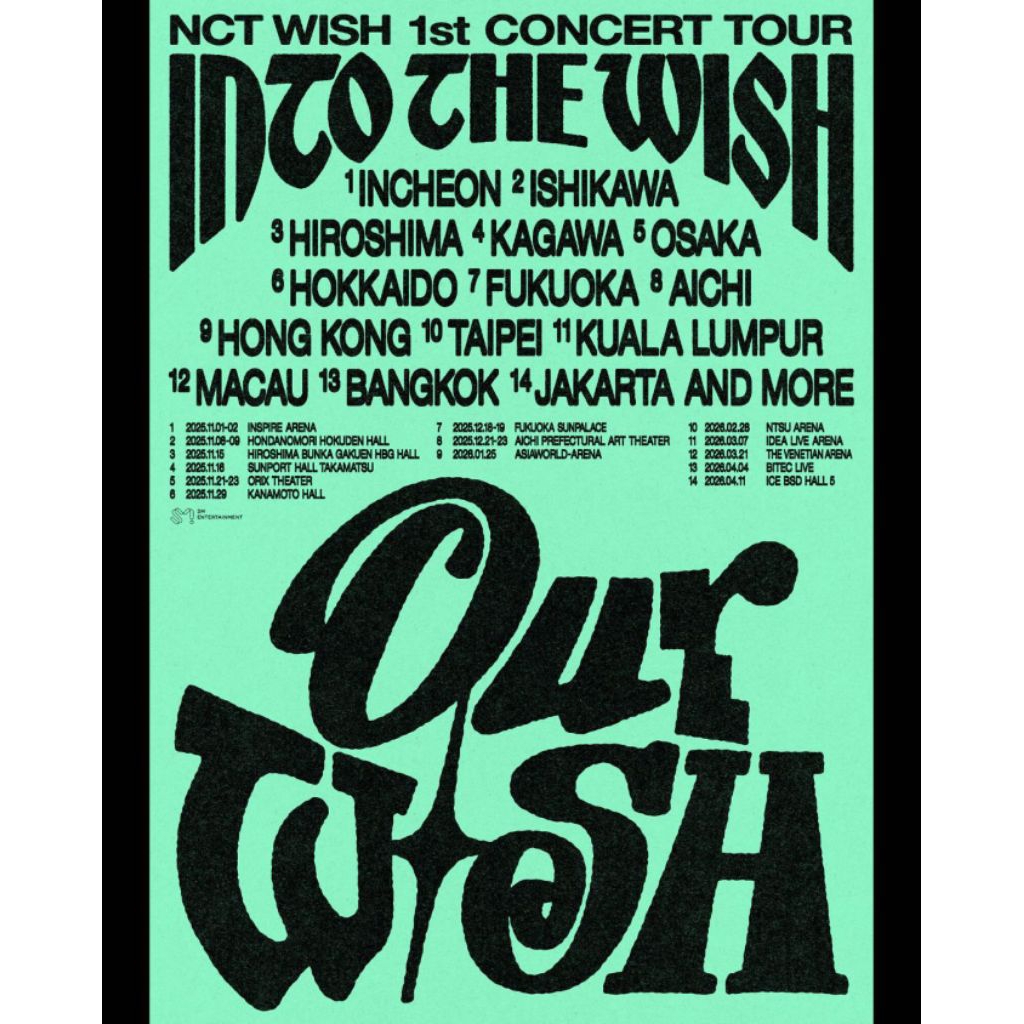 Open Jastip Tiket Konser NCT WISH 1st Concert Tour "INTO THE WISH OUR WISH" (BACA DESKRIPSI)