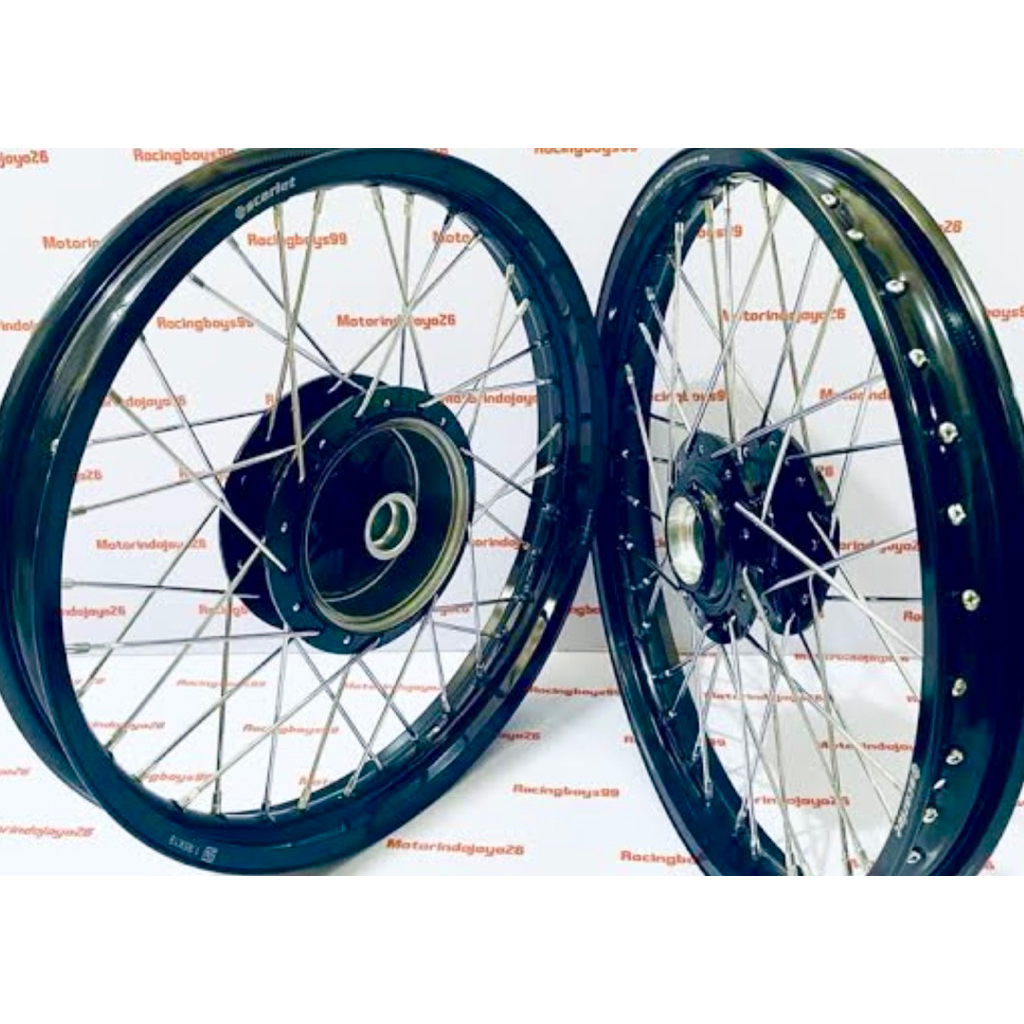 Velg pelak rx king ring 18-1.85 dan 18-2.15 v lage set jari jari rx king ring 18 v lage rossi tromol