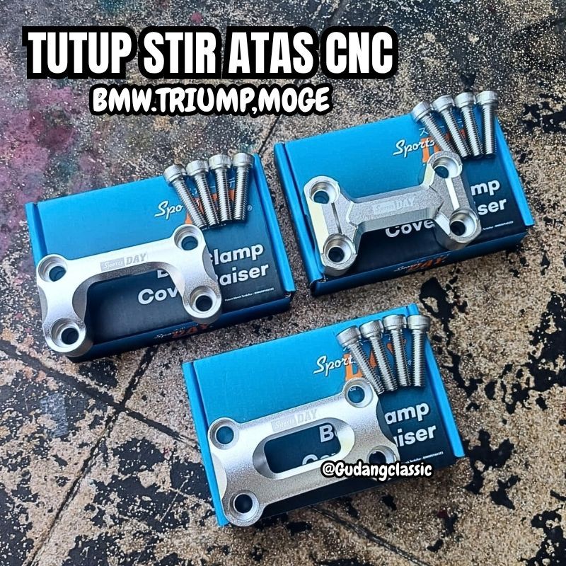 Raiser Triumph Tutup stir BMW Day pnp Ninja R Old Aluminium CNC set Baut L Stainles Berkualitas