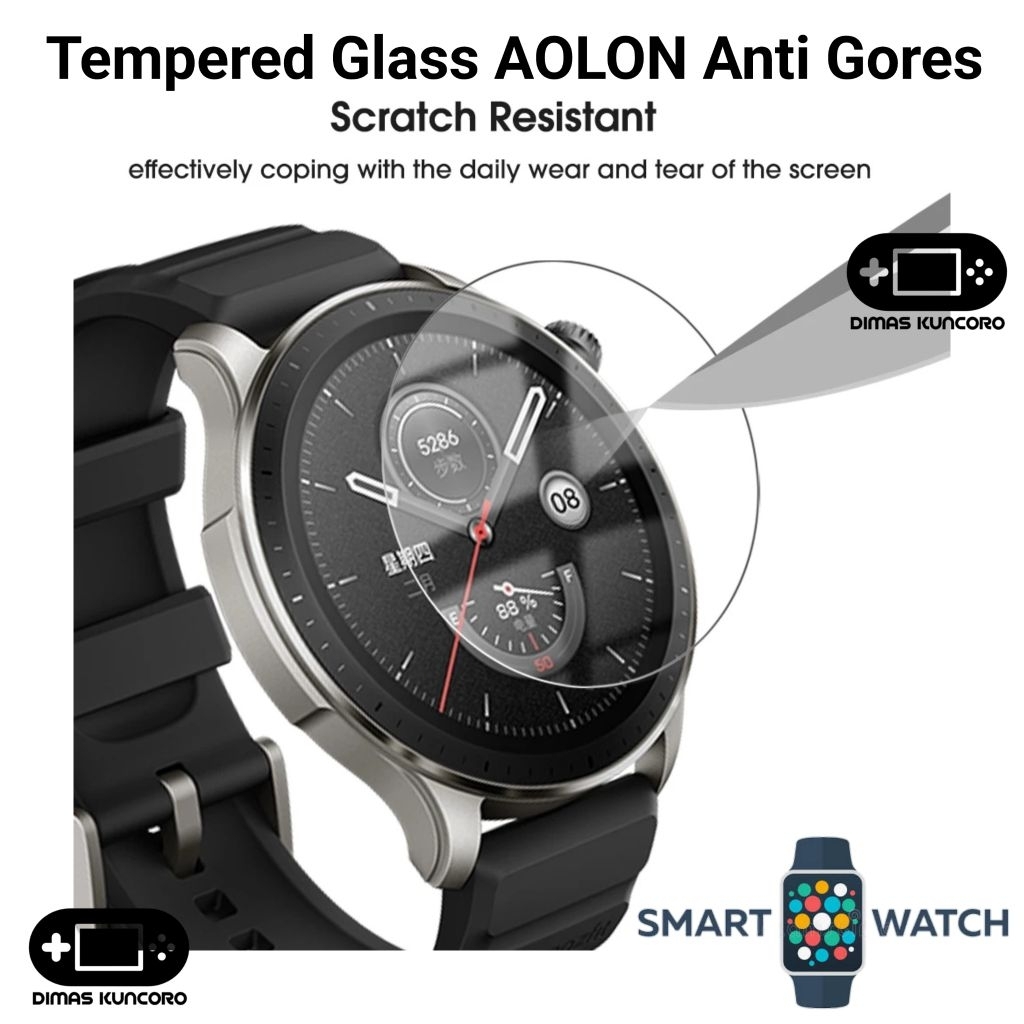 Tempered Glass AOLON Anti Gores screen guard protector lcd aolon watch gt6 gt 6 gtr 5 gt 5 gt5 pro