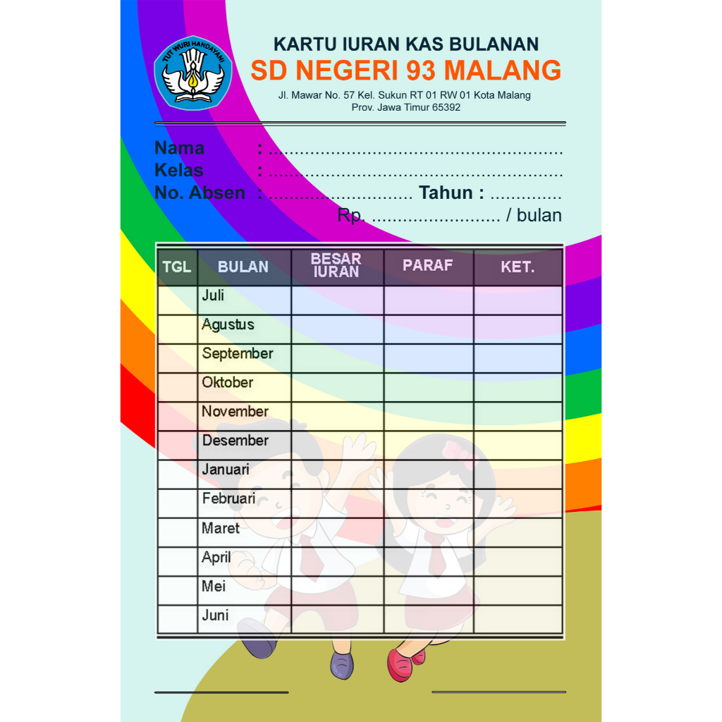

ES88 PREMIUM KARTU IURAN/BAHAN ART PAPER 210GSM