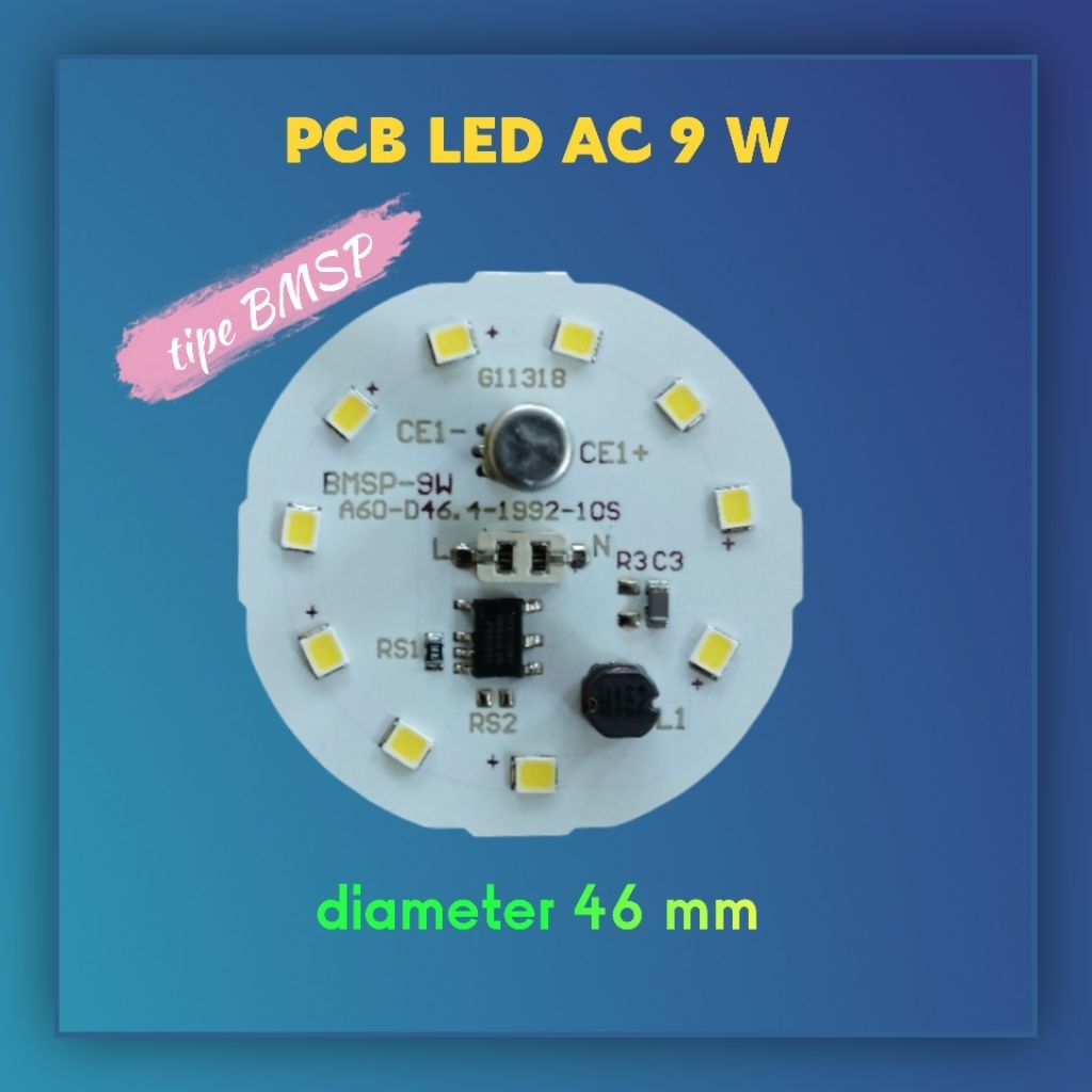 PCB LED AC 9w (BMSP)